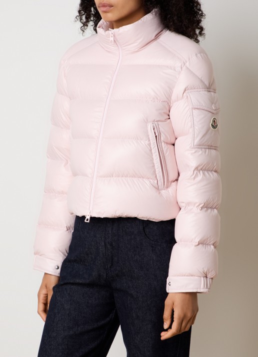 Moncler Petra gewatteerd jack met donsvulling en logo
