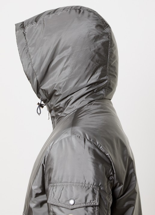Moncler Poiliot jack met donsvulling en steekzakken - detail 3 grijs