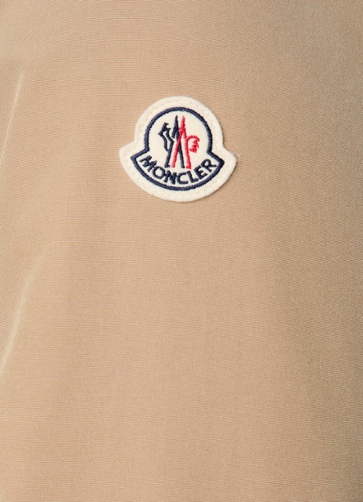 Moncler Prieure reversible bomberjack met opstaande kraag - detail 3 camel