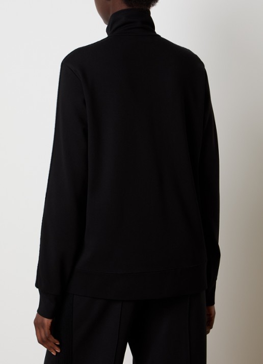 Moncler Punto Milano sweatvest met ritszakken en logo - achterkant 3 zwart