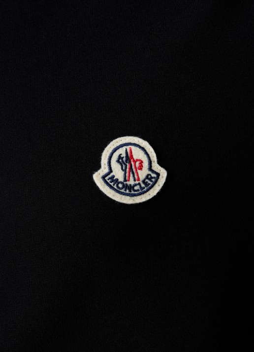 Moncler Punto Milano sweatvest met ritszakken en logo - detail 2 zwart