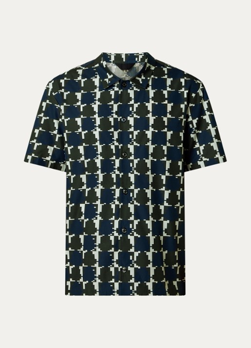 Moncler Regular fit overhemd met grafische print en logo