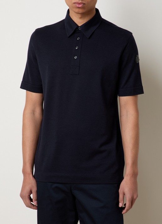 Moncler Regular fit polo  met logo