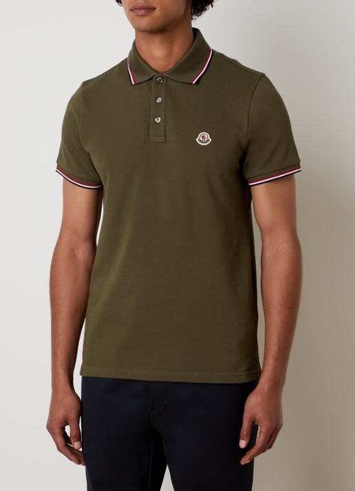 Moncler Regular fit polo met logo