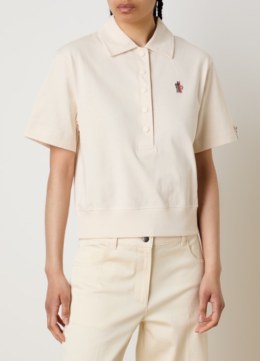 Moncler Regular fit polo met logo