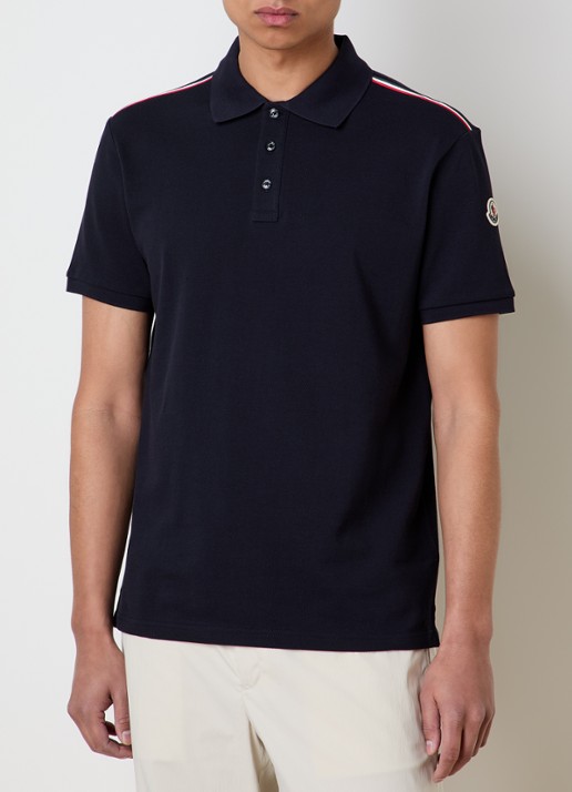 Moncler Regular fit polo van piqué katoen met logo