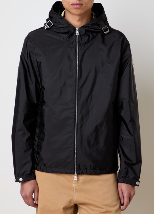 Moncler Remoray windjack met capuchon en steekzakken - detail 4 zwart