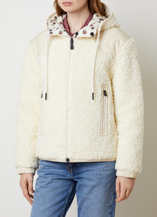 Moncler Reversible gewatteerd vest van teddy