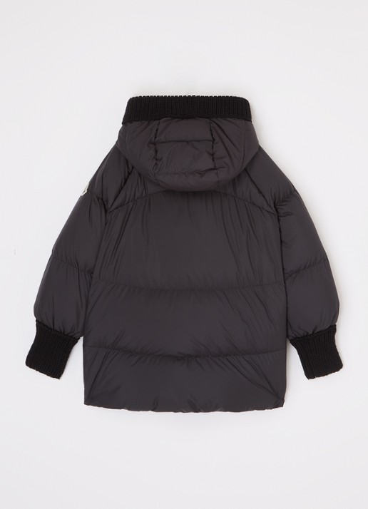 Moncler Ronda gewatteerde jas met donsvulling - achterkant 3 zwart