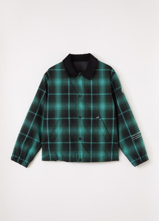 Moncler Ryuha reversible overshirt met ruitdessin