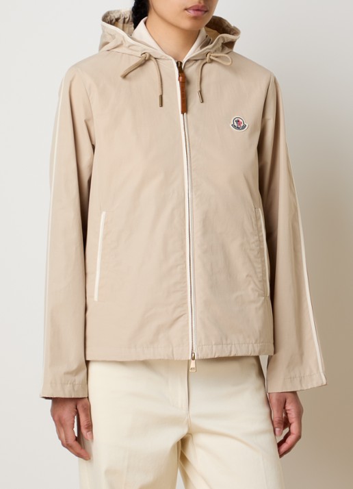 Moncler Sarracenia windjack met capuchon en steekzakken