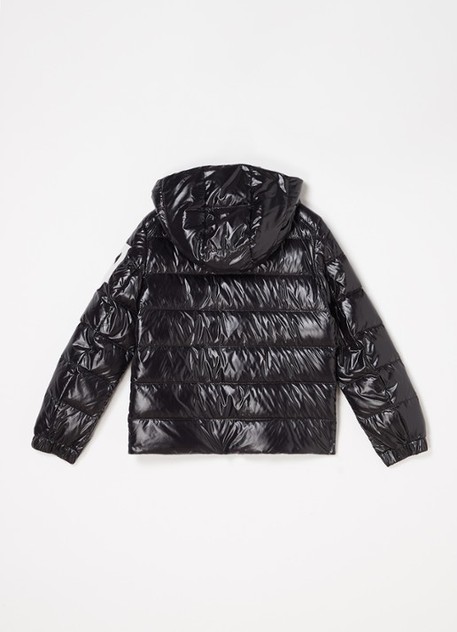 Moncler Saulx gewatteerd jack met donsvulling  - achterkant zwart