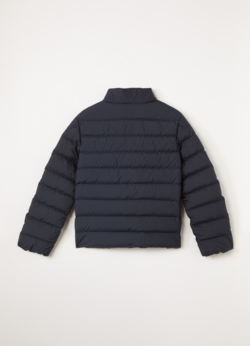 Moncler Serapio puffer jack met donsvulling - achterkant donkerblauw
