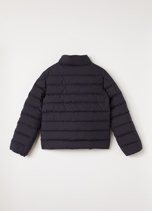 Moncler Serapio puffer jack met ritszakken - achterkant donkerblauw