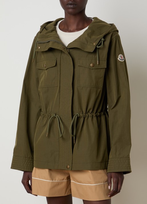Moncler Serin softshell parka met steekzakken