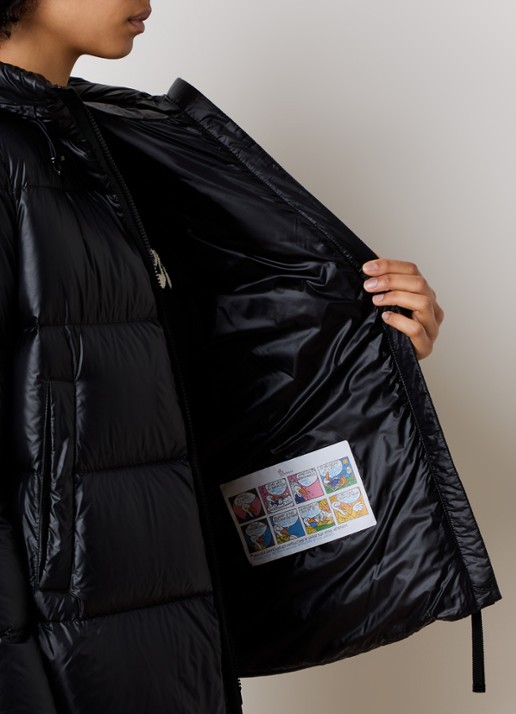 Moncler Serittes gewatteerd jack met donsvulling - detail 6 zwart