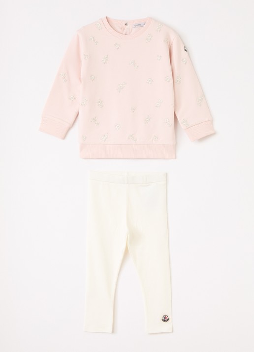 Moncler Set van sweater met legging 2-delig