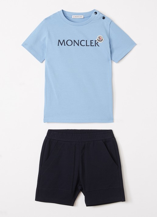 Moncler Set van T-shirt met korte broek 2-delig