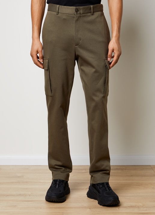 Moncler Slim fit cargobroek met klepzakken