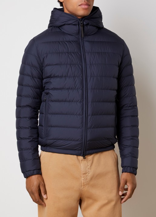 Moncler Solien puffer jack met donsvulling en ritszakken