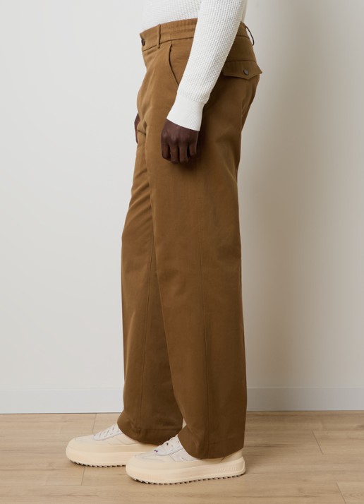 Moncler Straight fit chino met steekzakken - detail 5 camel