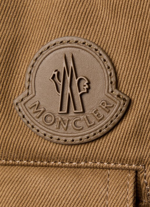 Moncler Straight fit chino met steekzakken - detail 6 camel