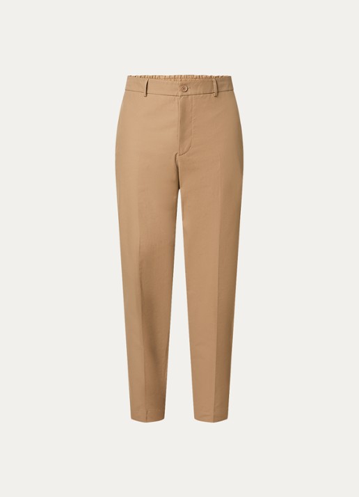 Moncler Straight fit chino met steekzakken - voorkant camel