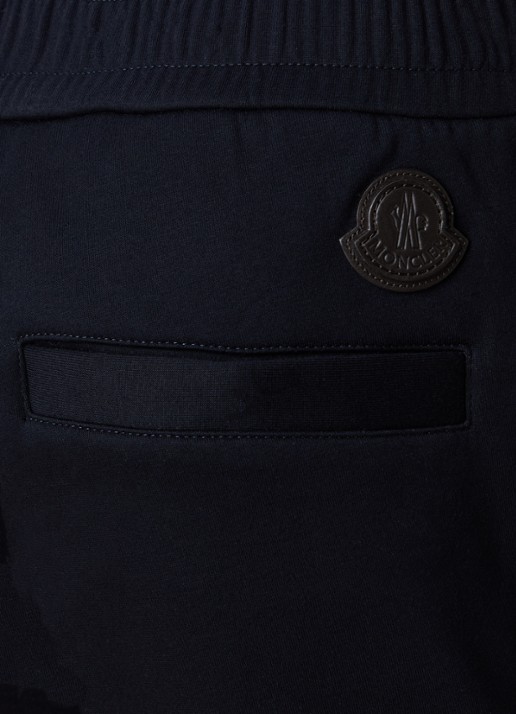 Moncler Straight fit joggingbroek met steekzakken - detail 6 donkerblauw