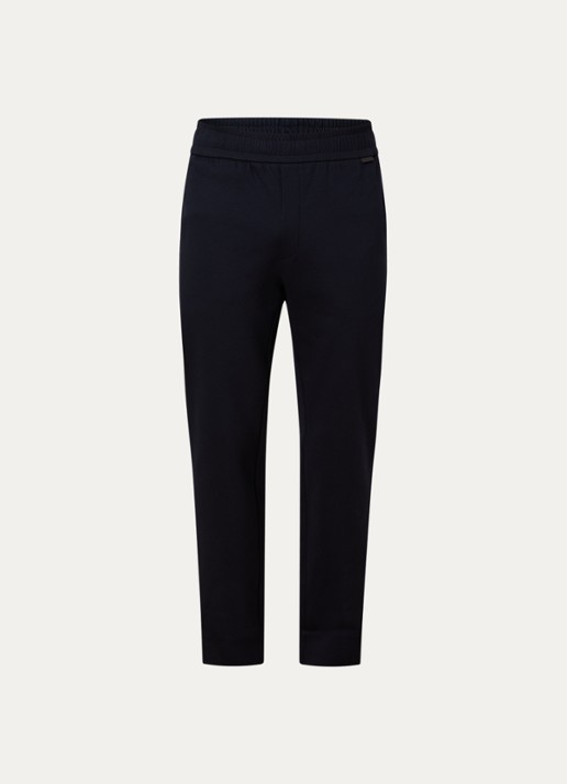 Moncler Straight fit joggingbroek met steekzakken - voorkant 2 donkerblauw