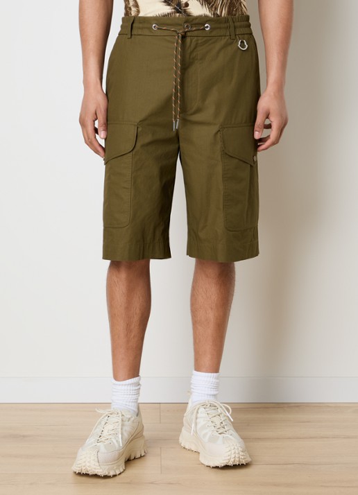 Moncler Straight fit korte broek met steekzakken