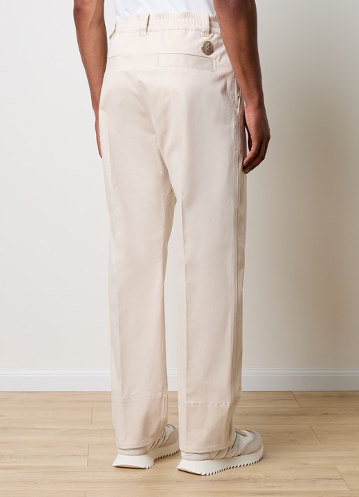 Moncler Straight fit pantalon met steekzakken - achterkant 6 creme