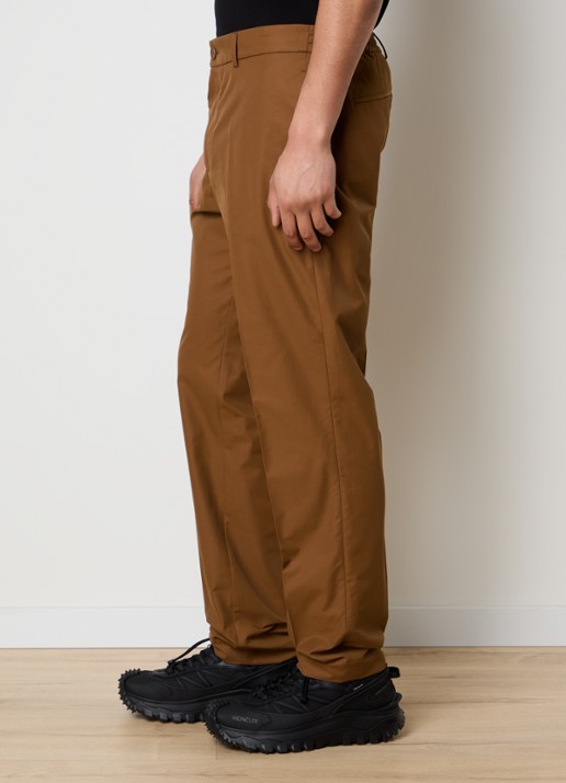 Moncler Straight fit pantalon met steekzakken - detail 4 cognac