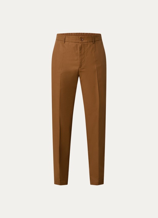 Moncler Straight fit pantalon met steekzakken - voorkant cognac