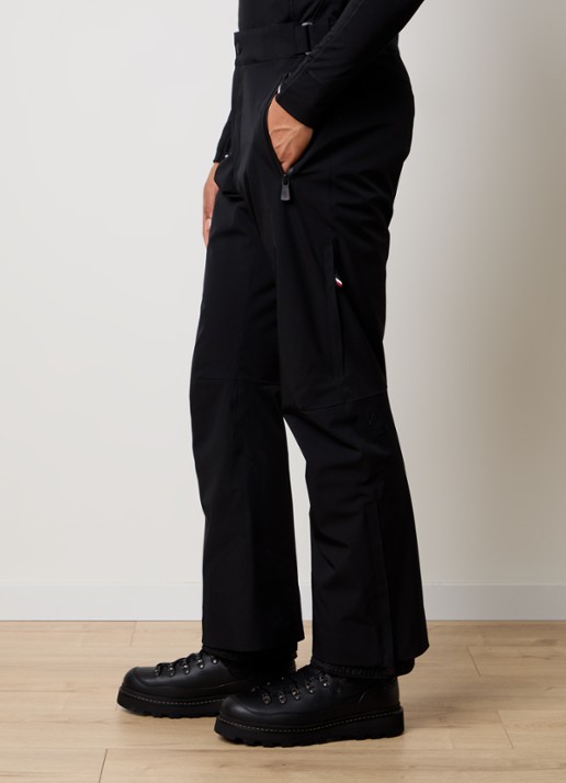 Moncler Straight fit skibroek met ritszakken - detail 2 zwart