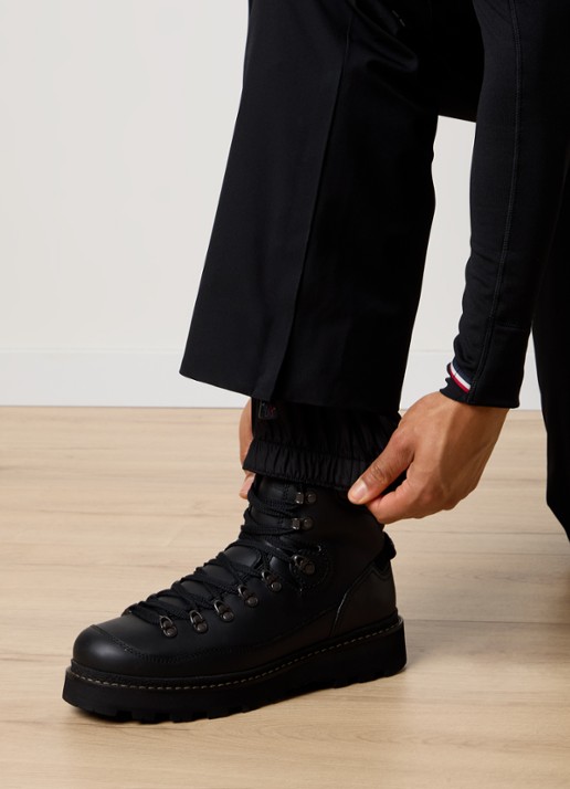 Moncler Straight fit skibroek met ritszakken - detail 3 zwart