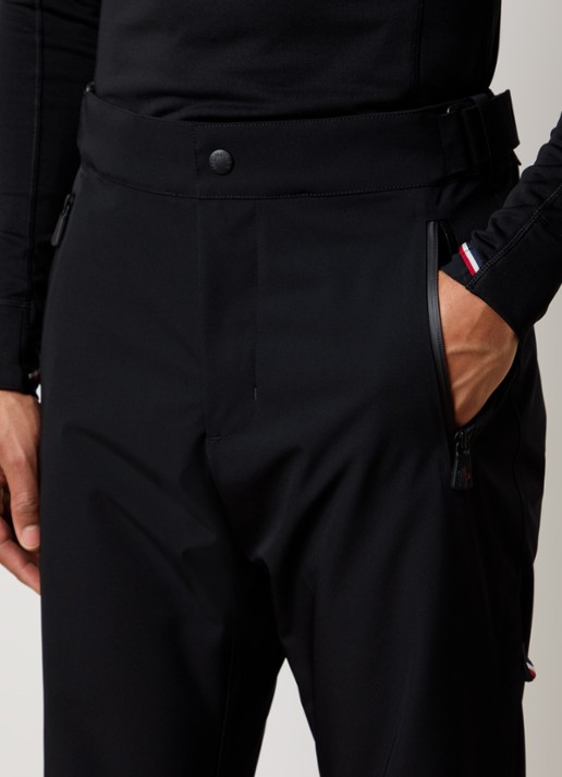 Moncler Straight fit skibroek met ritszakken - detail 4 zwart