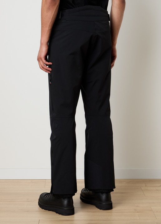 Moncler Straight fit skibroek met ritszakken - achterkant 9 zwart