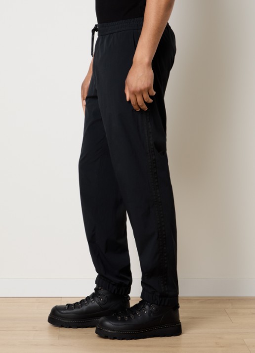 Moncler Straight fit trackpants met trekkoord en steekzakken - detail 5 zwart