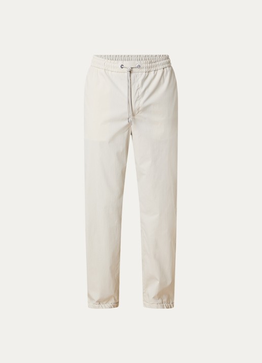 Moncler Straight fit trackpants met trekkoord en steekzakken - voorkant 2 beige