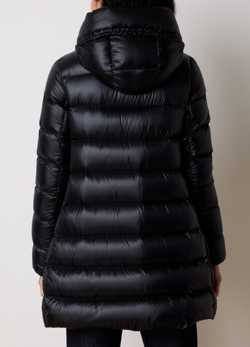 Moncler Suyenne gewatteerde parka met donsvulling - achterkant 3 zwart