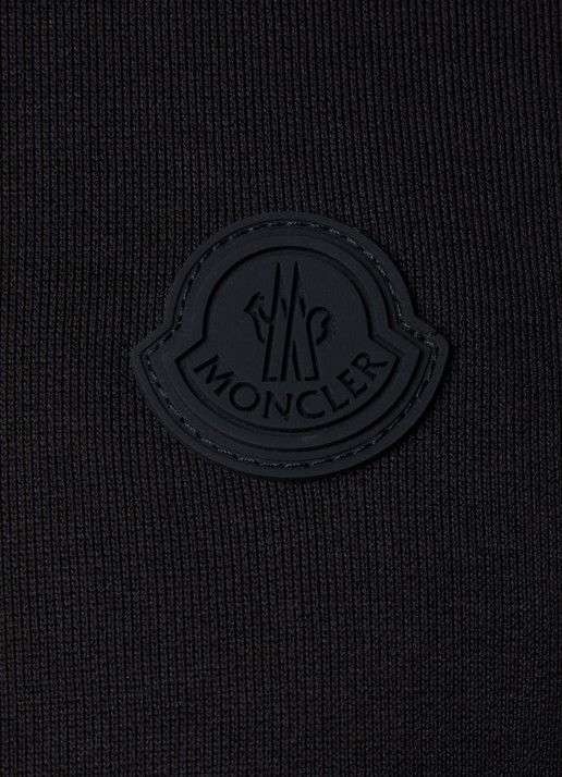 Moncler Sweater met logo - detail 3 zwart