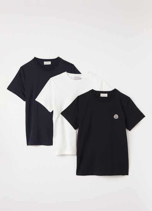 Moncler T-shirt in 3-pack