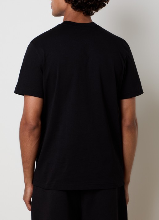 Moncler T-shirt met borstzak en logo - achterkant 3 zwart