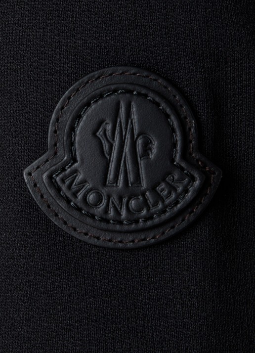 Moncler T-shirt met logo en borstzak - detail 5 zwart