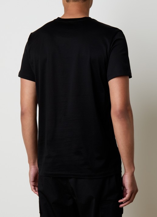Moncler T-shirt met logo - achterkant 3 zwart
