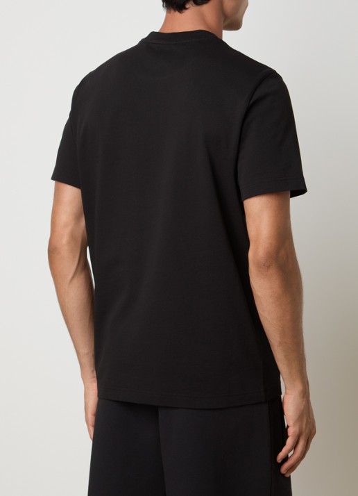 Moncler T-shirt met logo - achterkant 5 zwart