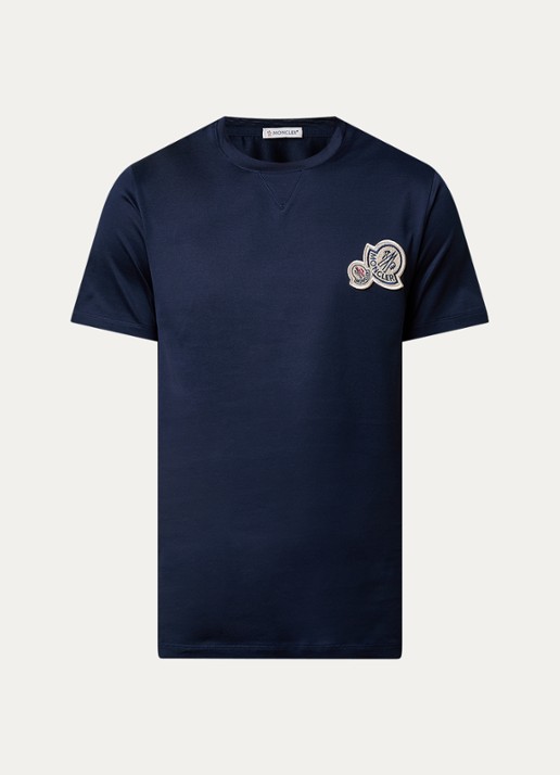 Moncler T-shirt met logoborduring