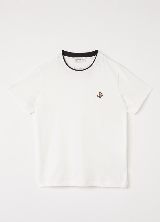 Moncler T-shirt met logoborduring
