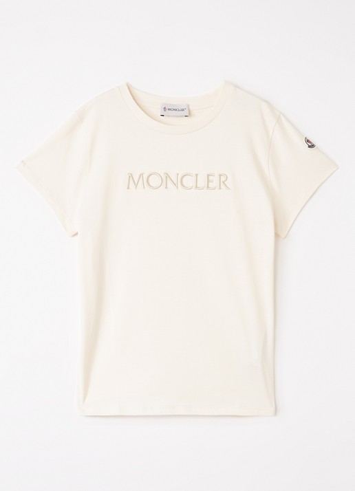 Moncler T-shirt met logoborduring