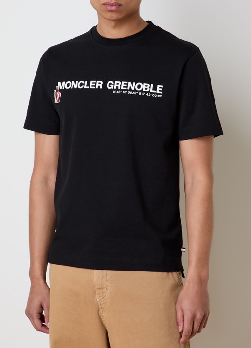 Moncler T-shirt met logoprint